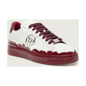 Philipp Plein Skórzane sneakersy Low Top