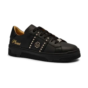Philipp Plein Skórzane sneakersy Low-Top