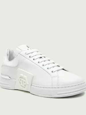 Philipp Plein Skórzane sneakersy Low-Top Sneakers Phantom Kick$