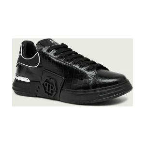 Philipp Plein Skórzane sneakersy Low-Top Sneakers Phantom Kick$