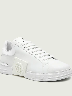 Philipp Plein Skórzane sneakersy Low-Top Sneakers Phantom Kick$