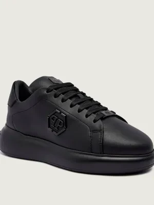 Philipp Plein Skórzane sneakersy New Basic Hexagon
