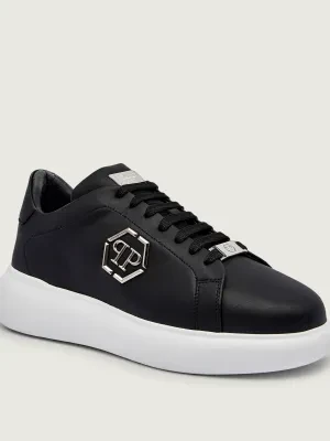 Philipp Plein Skórzane sneakersy New Basic Hexagon