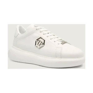 Philipp Plein Skórzane sneakersy New Basic Hexagon