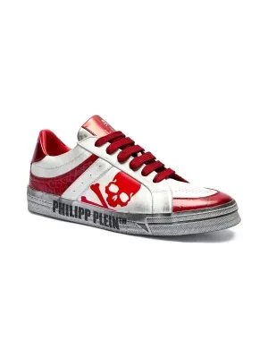 Philipp Plein Skórzane sneakersy Retrokickz