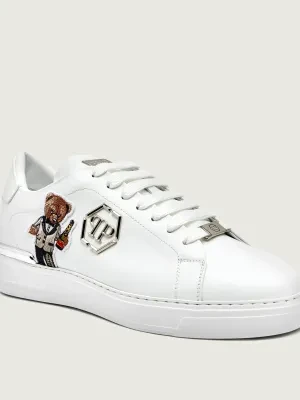 Philipp Plein Skórzane sneakersy Teddy Waiter