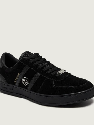 Philipp Plein Sneakersy Retro Rebel | zamsz czarny