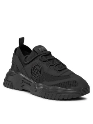 PHILIPP PLEIN Sneakersy Runner Hexagon FACS USC0399 PTE003N Czarny