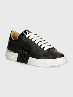 Philipp Plein sneakersy skórzane Hexagon Phantom Kicks
