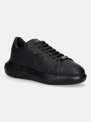 Philipp Plein sneakersy skórzane Lo-Top kolor czarny USC0804.PLE075N.0202
