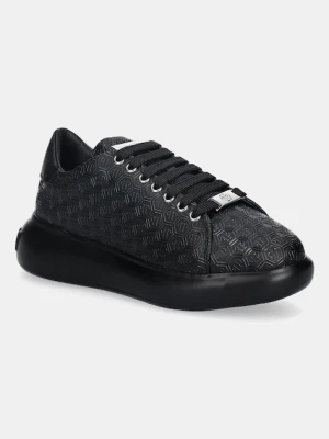 Philipp Plein sneakersy skórzane Megastar damskie kolor czarny USC0862.PLE005.0202