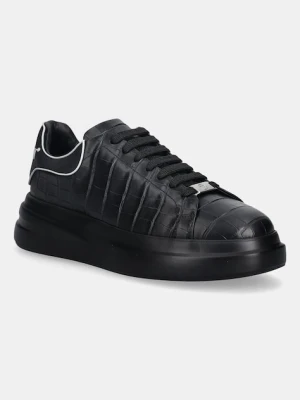 Philipp Plein sneakersy skórzane Megastar kolor czarny USC0771.PLE005.0202