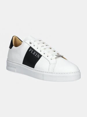 Philipp Plein sneakersy skórzane Nappa Lo-Top kolor biały USC0657 PLE010N 0102