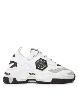 PHILIPP PLEIN Sneakersy Trainer Predator Tm AAAS USC0096 PTE003N Biały