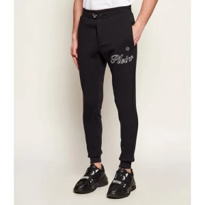 Philipp Plein Spodnie dresowe Outline Embroidery | Slim Fit