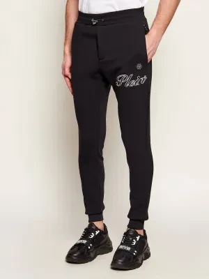 Philipp Plein Spodnie dresowe Outline Embroidery | Slim Fit