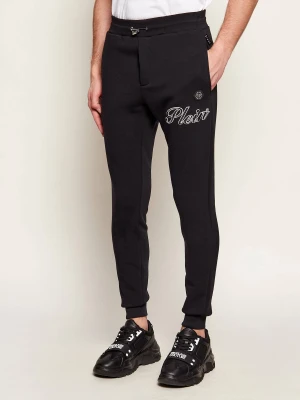 Philipp Plein Spodnie dresowe Outline Embroidery | Slim Fit