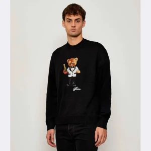 Philipp Plein Sweter Teddy Bear | Regular Fit | z dodatkiem wełny