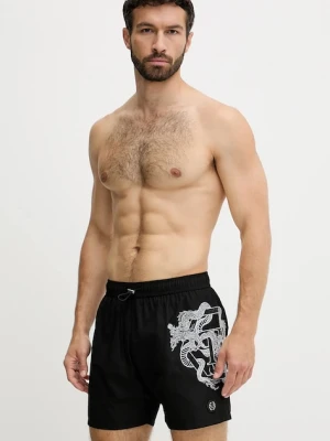 Philipp Plein szorty kąpielowe kolor czarny PM25MBM01