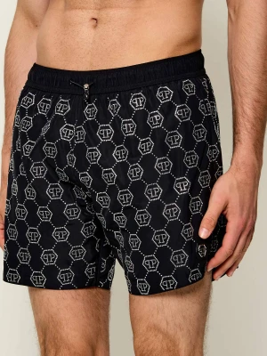 Philipp Plein Szorty kąpielowe | Regular Fit czarny