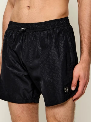 Philipp Plein Szorty kąpielowe | Regular Fit czarny