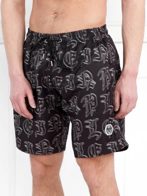 Philipp Plein Szorty kąpielowe | Regular Fit grafitowy