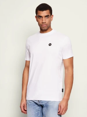 Philipp Plein T-shirt Hexagon | Regular Fit biały