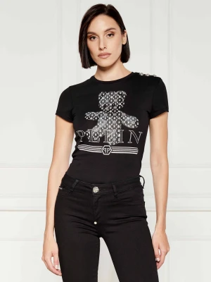 Philipp Plein T-shirt | Slim Fit czarny