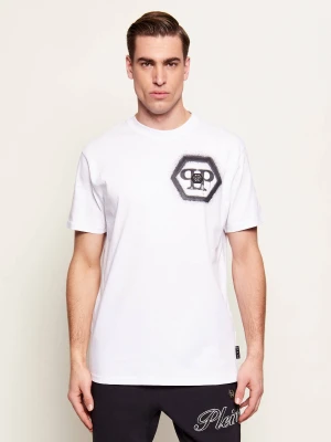 Philipp Plein T-shirt Spray Hexagon | Regular Fit biały