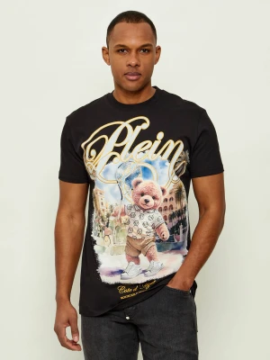 Philipp Plein T-shirt Teddy Tennis | Regular Fit czarny