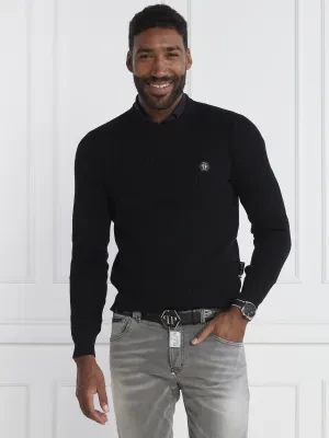 Philipp Plein Wełniany sweter | Regular Fit