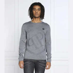 Philipp Plein Wełniany sweter | Slim Fit