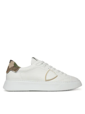 Philippe Model Sneakersy Veau Camou Striching A012221 BTLU VCB3 VEAU Biały