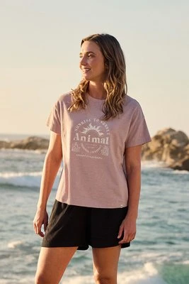 Phoenix koszulka damska - Light Pink Animal