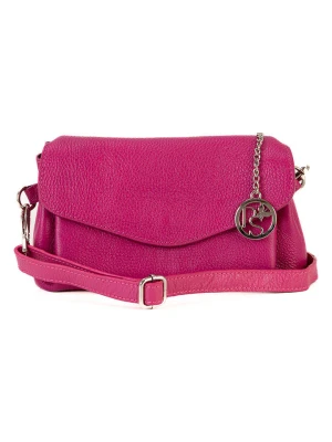 Pia Sassi Skórzana torebka "Corno Baitone" w kolorze różowym - 24 x 14 x 10 cm rozmiar: onesize