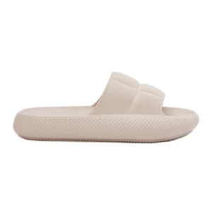 Piankowe Klapki Damskie LEE Maya Slider Women Low 50251016 Beżowe beżowy