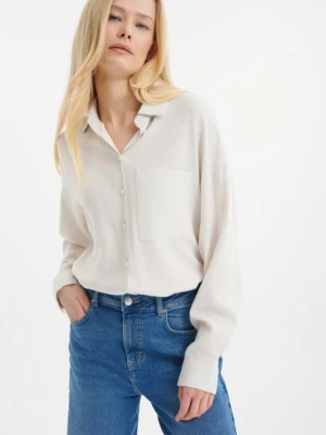Piaskowa koszula o luźnym kroju Greenpoint