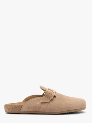 Piaskowe mule damskie Ryłko