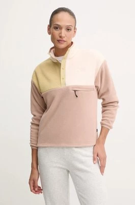 Picture bluza Arcca 1/4 Zip damska kolor różowy wzorzysta SWT0161