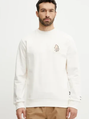 Picture bluza bawełniana Jean Julien męska kolor beżowy z aplikacją MSW0501