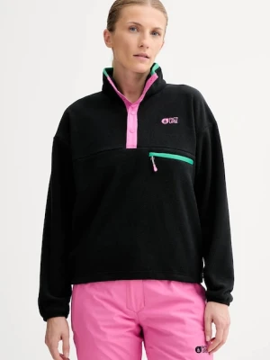 Picture bluza polarowa Arcca damska kolor czarny gładka SWT0182