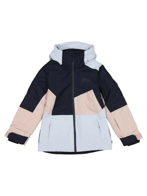 PICTURE Kurtka narciarska "Kamelya" w kolorze granatowo-jasnoróżowo-błękitnym rozmiar: 110-122 cm