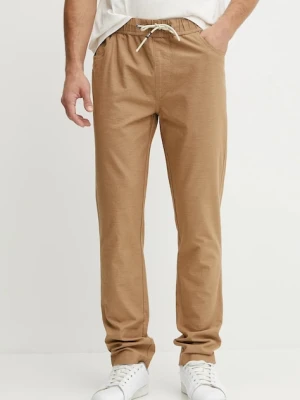 Picture spodnie Crusy męskie kolor beżowy w fasonie chinos MJS0080