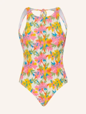 Picture Strój Kąpielowy Z Dekoltem High Neck Kalen Z Ochroną Uv 50+ weiss