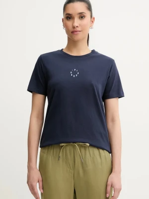 Picture t-shirt bawełniany Virel granatowy