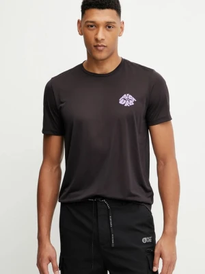 Picture t-shirt sportowy Travis męski kolor czarny gładki MTS1257