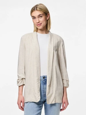 Pieces Blezer "Pia" w kolorze beżowym rozmiar: S