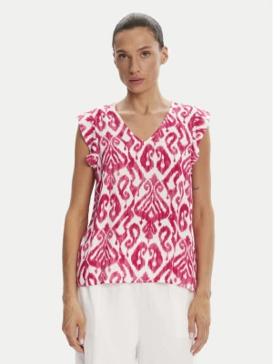 Pieces Bluzka Nya 17147804 Różowy Regular Fit