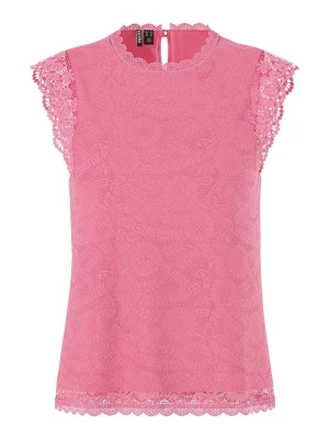 Pieces Bluzka "Olline" w kolorze różowym rozmiar: L