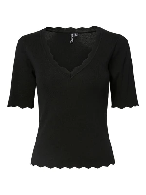 Pieces Bluzka "Pcjuline" w kolorze czarnym rozmiar: M